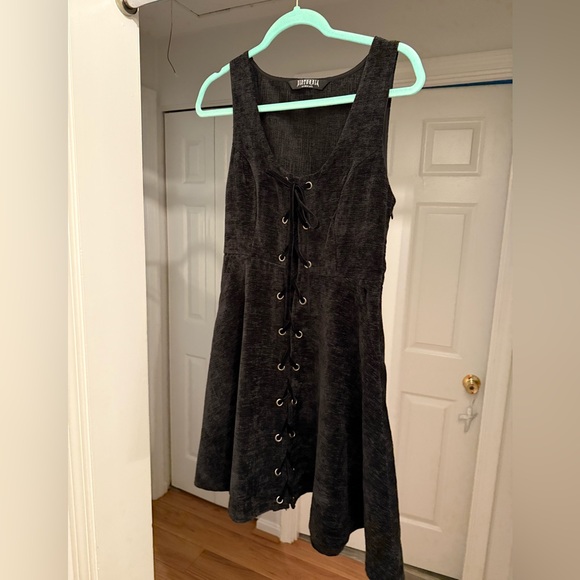 Disturbia Valar Lace Up Mini Dress - Picture 3 of 8